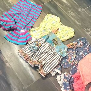 Matilda Jane x3 plus ruffle pants x2 - size 6 child